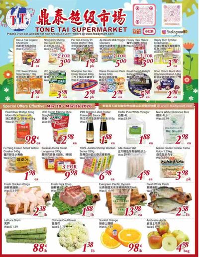 Tone Tai Supermarket Flyer March 20 to 26