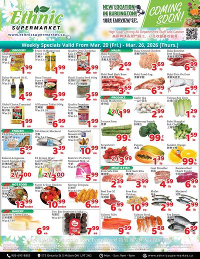 Ethnic Supermarket (Milton) Flyer March 20 to 26