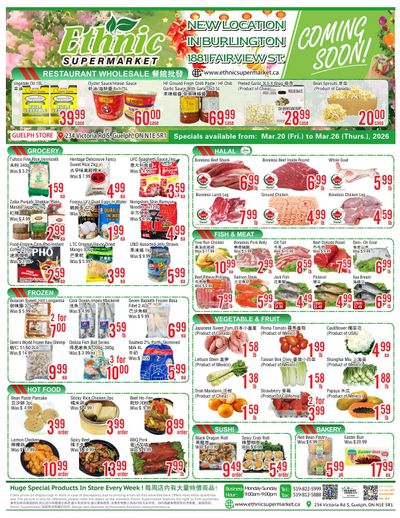 Ethnic Supermarket (Guelph) Flyer March 20 to 26