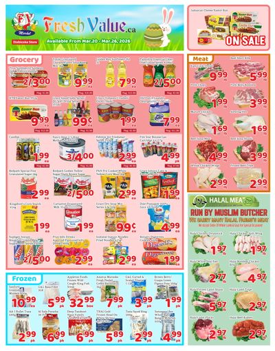 Fresh Value (Etobicoke) Flyer March 20 to 26