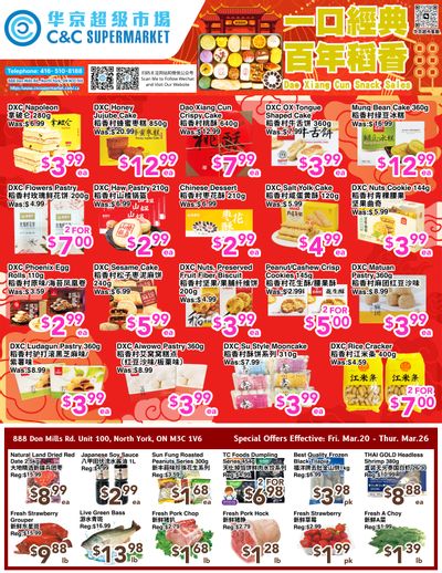 C&C Supermarket Flyer March 20 to 26