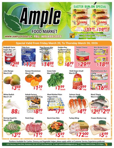 Ample Food Market (Brampton) Flyer March 20 to 26