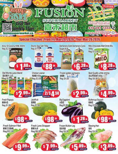 Fusion Supermarket (Scarborough) Flyer March 20 to 26