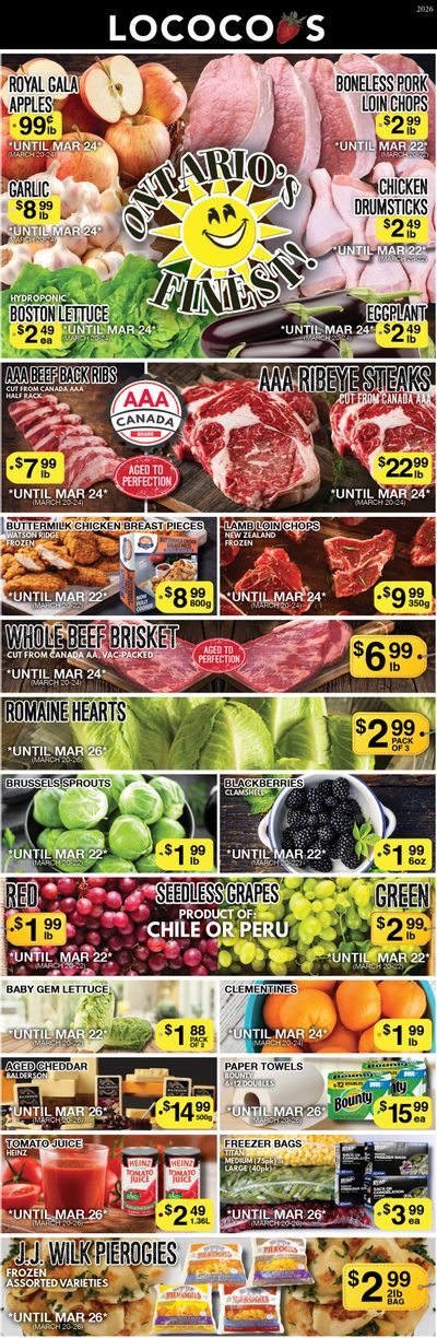 Lococo's Flyer March 20 to 24