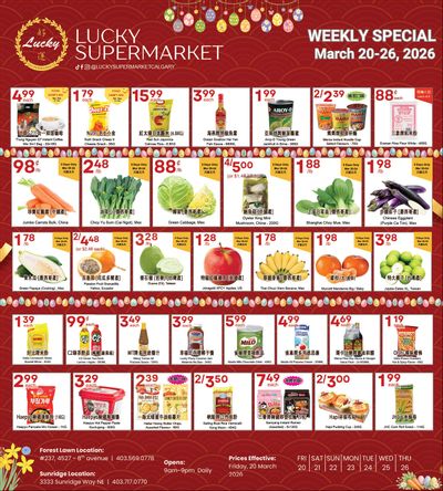 Lucky Supermarket (Calgary) Flyer March 20 to 26