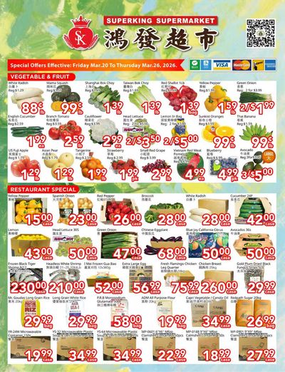 Superking Supermarket (North York) Flyer March 20 to 26