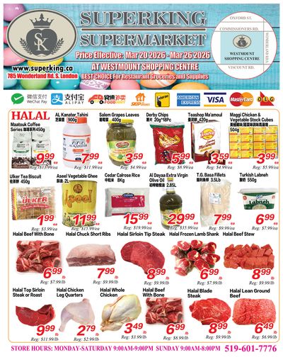 Superking Supermarket (London) Flyer March 20 to 26