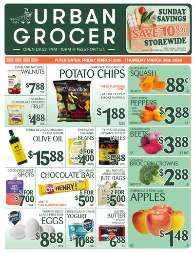 Urban Grocer Flyer March 20 to 26