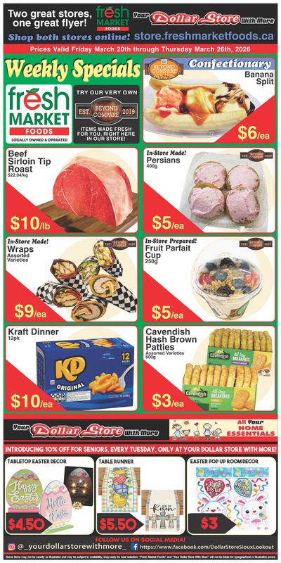 Fresh Market Foods Flyer March 20 to 26