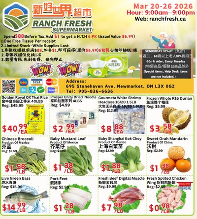 Ranch Fresh Supermarket Flyer March 20 to 26