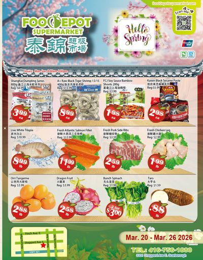 Food Depot Supermarket Flyer March 20 to 26