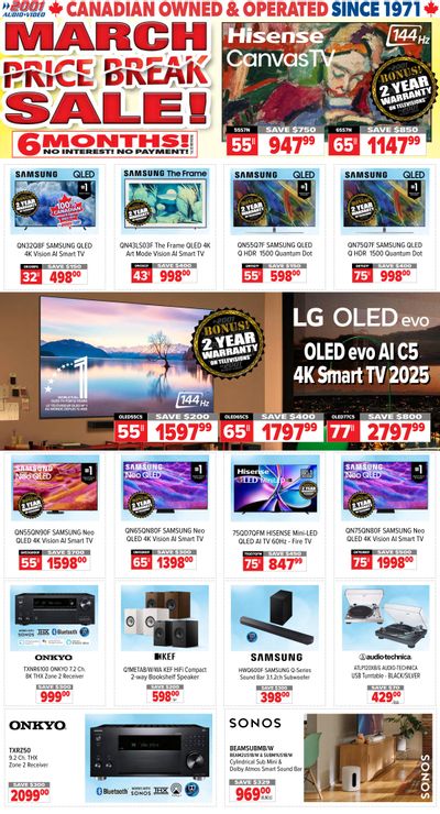 2001 Audio Video Flyer March 20 to 26