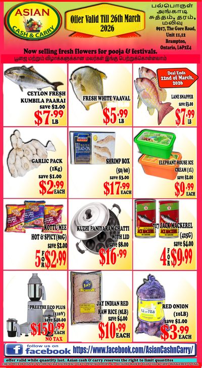 Asian Cash & Carry Flyer March 20 to 26