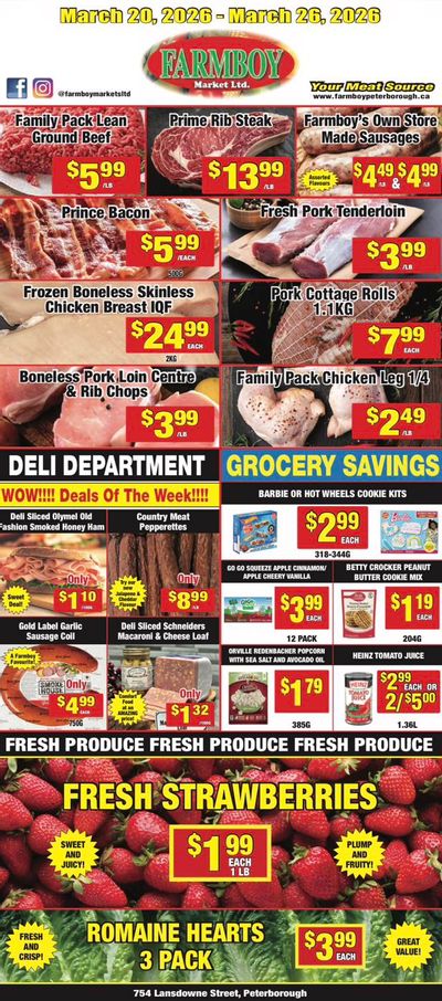 Farmboy Peterborough Flyer March 20 to 26