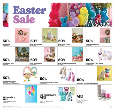 Michael's Flyer March 20 to 26