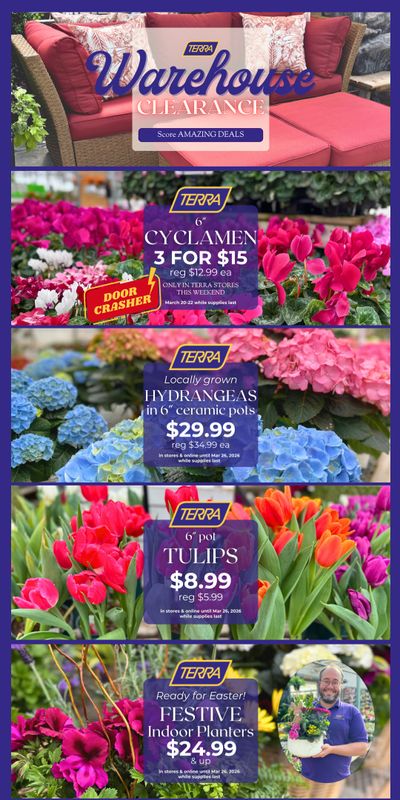 Terra Greenhouses Flyer March 20 to 26