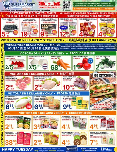 88 Supermarket Flyer March 20 to 26