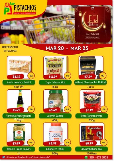Pistachios Supermarket Flyer March 20 to 25