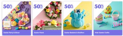 Michaels Canada: 30% off One Regular Priced Items + 50% off Easter + 1000’s of Items up to 60% off