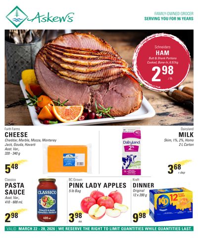 Askews Foods Flyer March 22 to 28