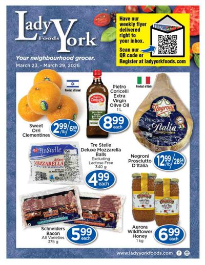 Lady York Foods Flyer March 23 to 29