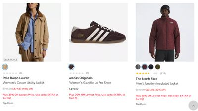 Sporting Life Canada: Flash Sale up to 55% off + Extra 20% off Select Styles