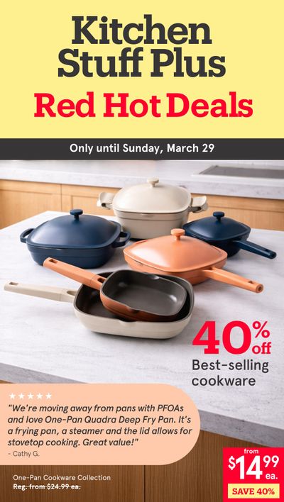 Kitchen Stuff Plus Red Hot Deals Flyer March 23 to 29