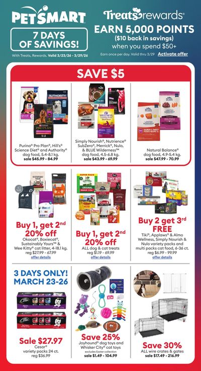 PetSmart Flyer March 23 to 29