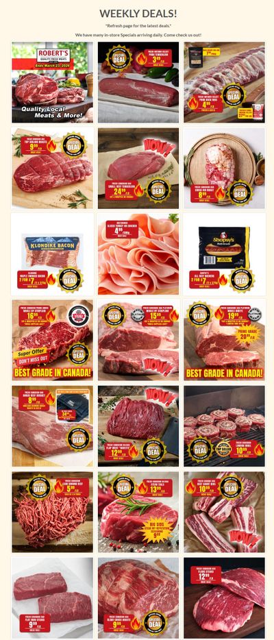 Robert's Quality Fresh Meats Flyer March 16 to 23