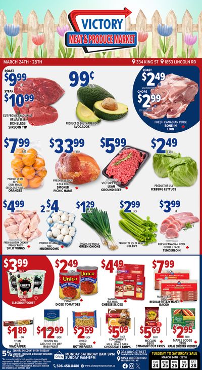 Victory Meat Market Flyer March 24 to 28