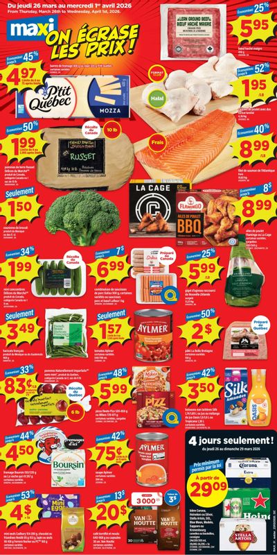 Maxi Flyer March 26 to April 1