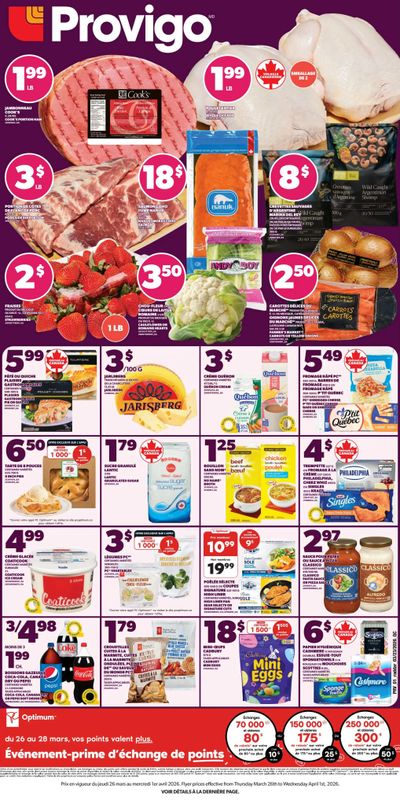 Provigo Flyer March 26 to April 1