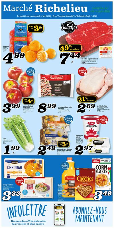Marche Richelieu Flyer March 26 to April 1