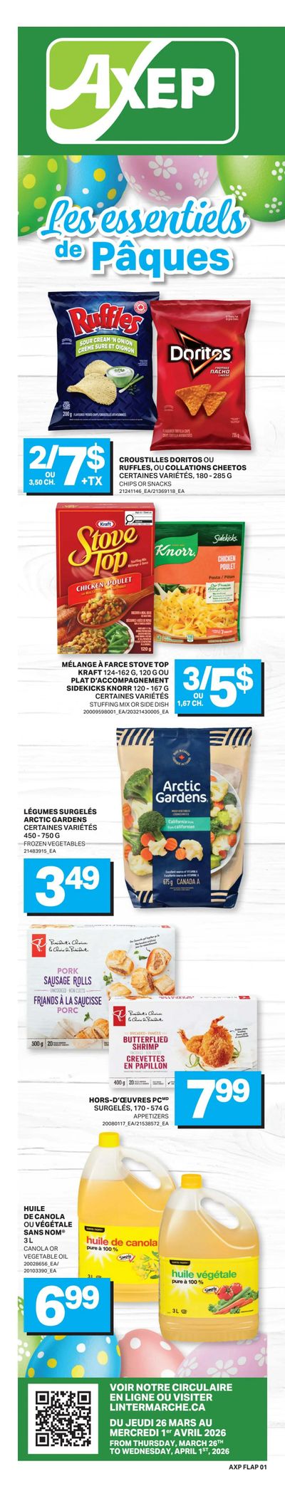 Axep Flyer March 26 to April 1