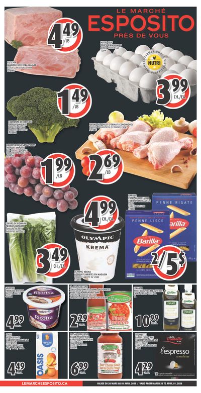 Esposito Flyer March 26 to April 1