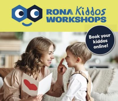 Rona Canada FREE Rona Kiddos Workshops