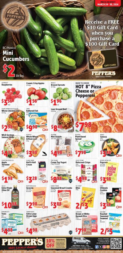 Pepper's Foods Flyer March 24 to 30