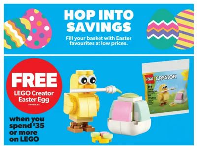 Real Canadian Superstore Ontario: Spend $35 or More on LEGO and get a free LEGO Creator Easter Egg Set + Flyer Deals