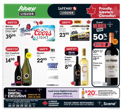 Sobeys/Safeway (AB) SWCB Flyer March 26 to April 1