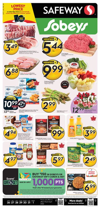 Sobeys/Safeway (AB) Flyer March 26 to April 1