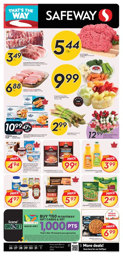 Safeway (BC) Flyer March 26 to April 1