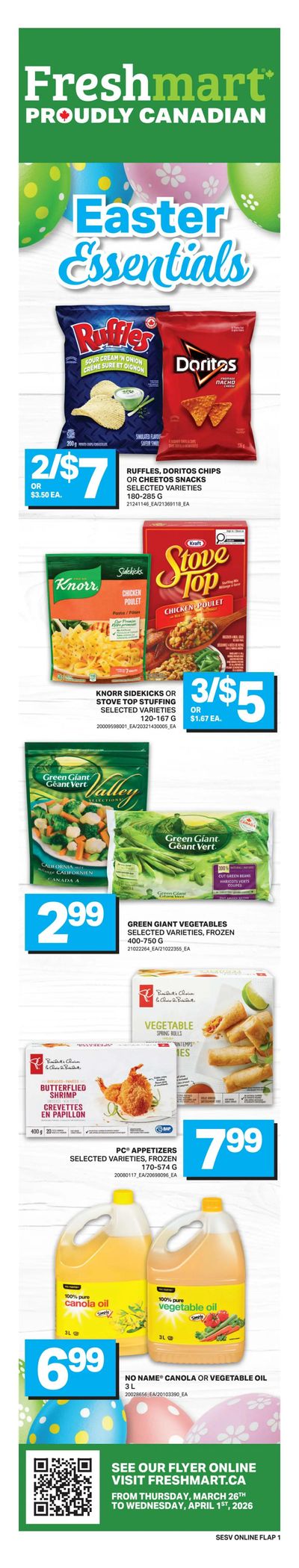 Shop Easy & SuperValu Flyer March 26 to April 1