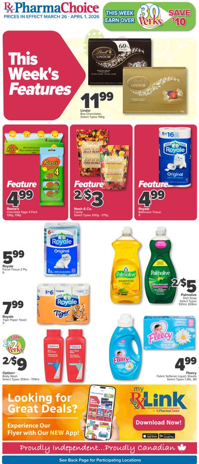 PharmaChoice (BC, AB, SK & MB) Flyer March 26 to April 1
