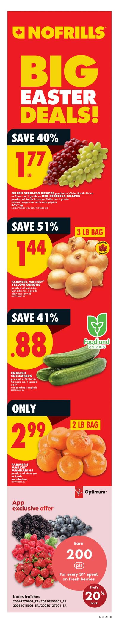No Frills (ON) Flyer March 26 to April 1