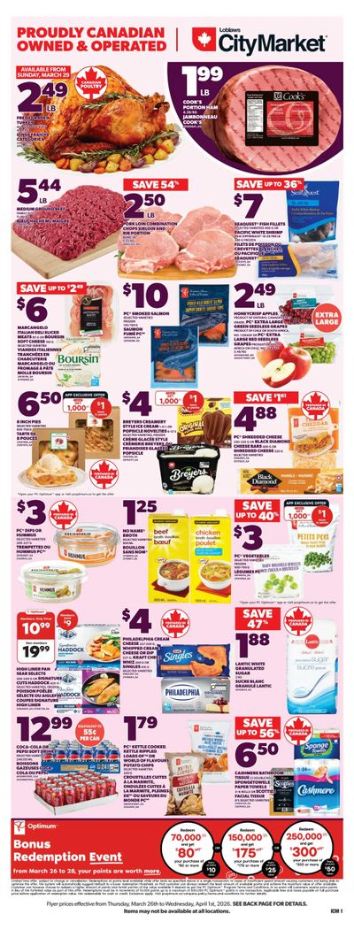 Loblaws City Market (ON) Flyer March 26 to April 1