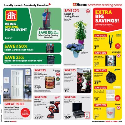 Home Hardware Building Centre (BC) Flyer March 26 to April 8