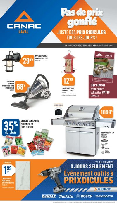 Canac Flyer March 26 to April 1