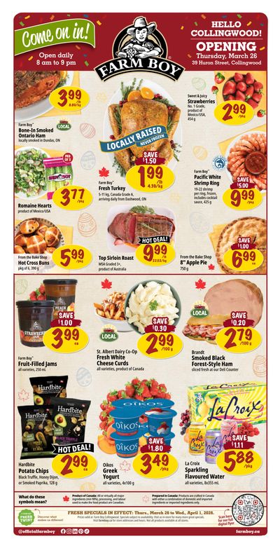 Farm Boy (Collingwood) Flyer March 26 to April 1