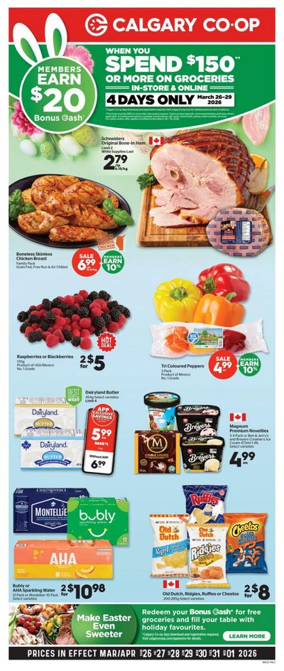 Calgary Co-op Flyer March 26 to April 1