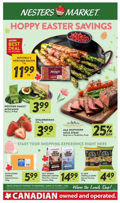Nesters Market Flyer March 26 to April 1